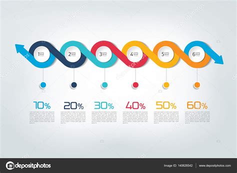 Timeline Report Template Chart Scheme Step By Step Infographic