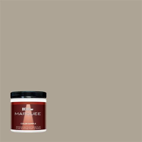 Behr Marquee 8 Oz Hdc Nt 14 Smoked Tan One Coat Hide Interior