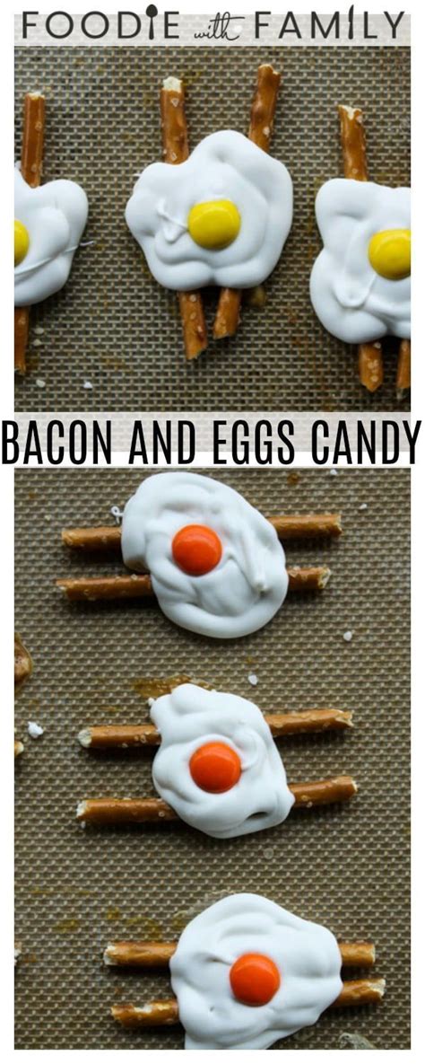 Super Cute Bacon And Eggs Candy Is Done In About Five Minutes And Only