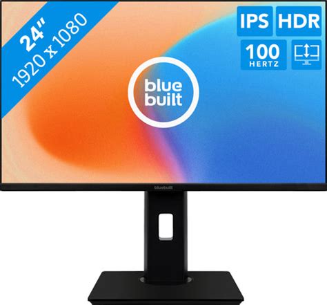 BlueBuilt 24 Inch Full HD 100Hz Monitor Coolblue Voor 23 59u