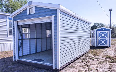 Box Eave Accu Steel Framed Shed The Shed Store In Clearwater