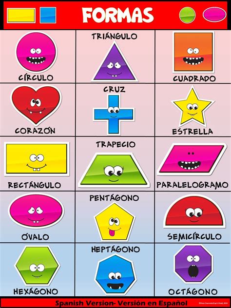 Shapes In Spanish Worksheets