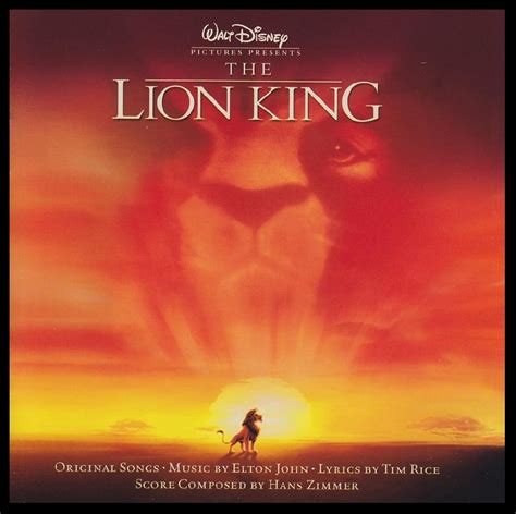 THE LION KING - WALT DISNEY SOUNDTRACK CD ELTON JOHN~TIM RICE~HANS ...