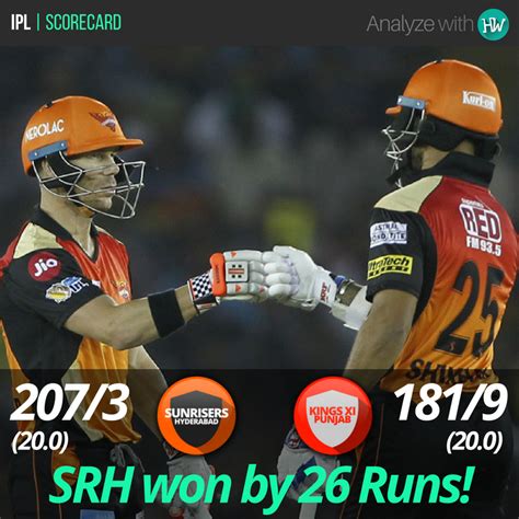 Sunrisers Hyderabad Finally Recorded Their First Win Away From Home