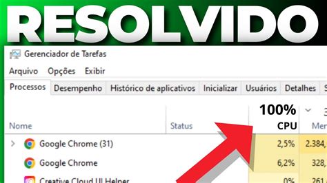 Facil Como Resolver Cpu Em 100 Cem Por Cento De Uso Windows 111087 Youtube