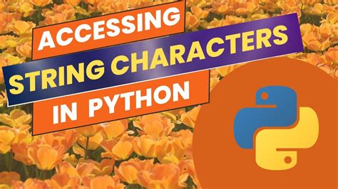 Accessing String Characters In Python How To Access A String Character