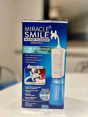 Miracle Smile Water Flosser For Teeth Gum Health H Shaped Head