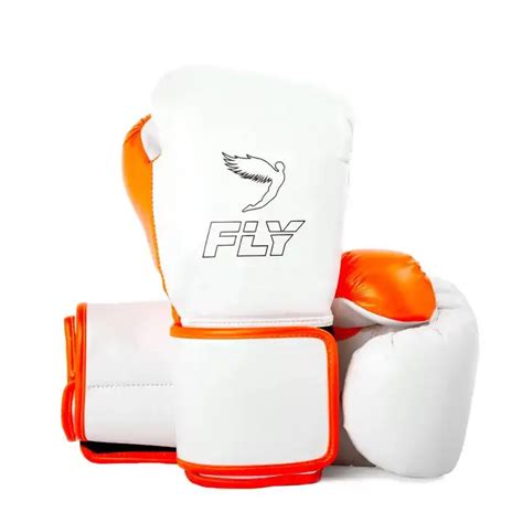 Mexican Orange White Fly Boxing Boxing Gloves Custom Made Personalized