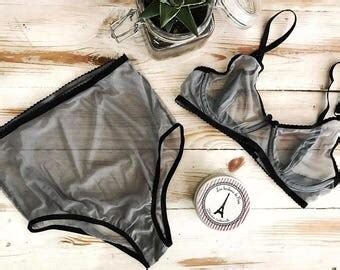 Mesh Lingerie Etsy