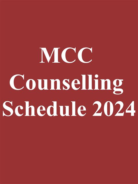 Mcc Neet Counselling Schedule 2024 1pdf