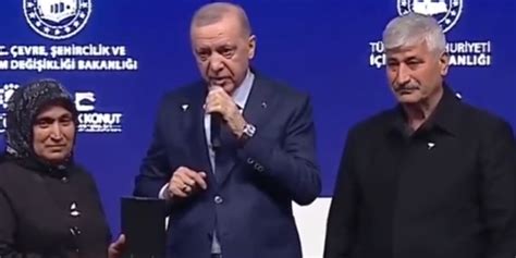 Erdoğandan depremde evladını kaybeden anneye Ne kadar güzel dua ettim