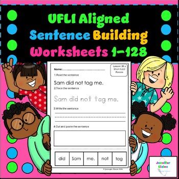 UFLI Aligned K 2 Sentence Building Lessons 1 128 NO PREP TPT