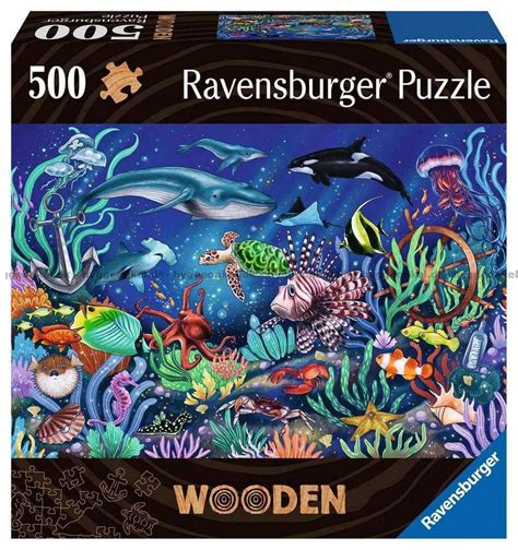 I havet Træpuslespil 500 brikker puslespil Ravensburger 17515