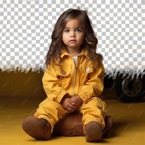 Premium PSD | Zesty slavic preschooler firefighter inspired grace in ...