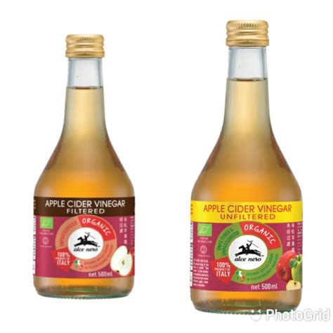 Alce Nero Organic Apple Cider Vinegar Filtered 500ml 100 Product