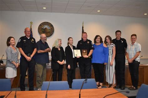 Rockland Police Officer Recognized For 20 Years Service Penbay Pilot