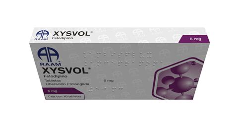 FELODIPINO 5 MG C 10 TABLETAS XYSVOL Farmapronto