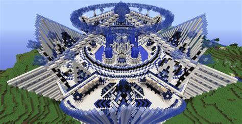 Futuristic Spawn Minecraft Map