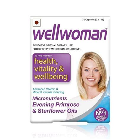 Vitabiotics Wellwoman Original Multivitamin Relieve Fatigue Stress 30