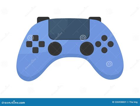 Objeto Vector De Color Semiplano Del Controlador De Videojuegos