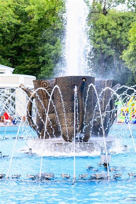 Fountain Near the Smirnovsky Mineral Water Spring in Zheleznovodsk ...