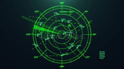 Radar Del Controllo Del Traffico Aereo Stock Footage Video Di Aria