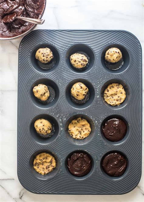 Brownie Chocolate Chip Cookie Muffins