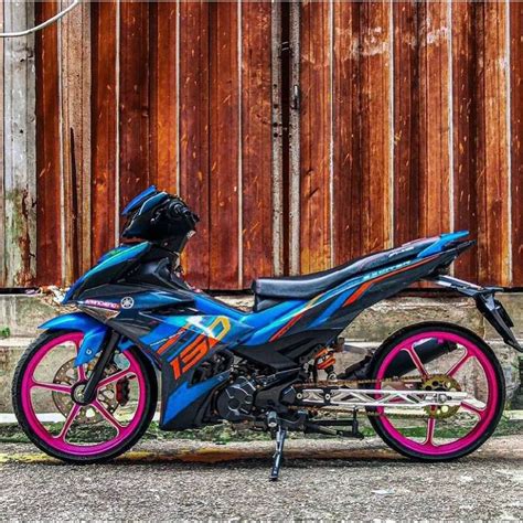 Yamaha Bodyset Y15 Ysuku Y15zr V1 V2 Exciter 2021 New Design Special Edition Blue Stripe Tanam