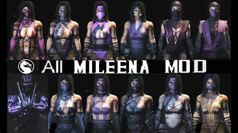 Mortal Kombat X All MILEENA MKX Costume Skin PC Mod MKX MKXL Mod