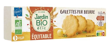 Biscuits Galettes Pur Beurre BIO Jardin Bio 130 G La Belle Vie