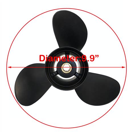 Boat Propeller for Mercury Outboard 25-30HP 10 Tooth/Outboard Propelle ...