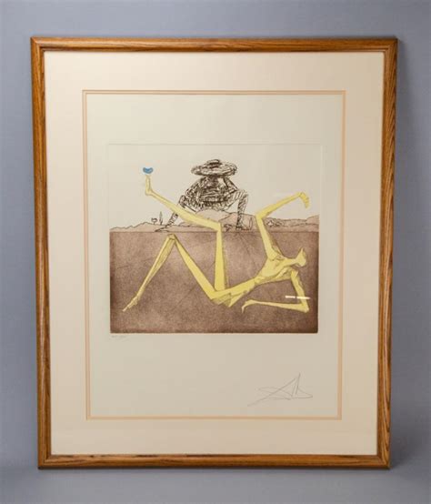 Sold Price Salvador Dali Limited Edition Frame Lithograph January 4