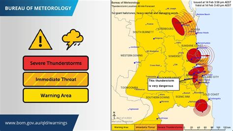 Bureau Of Meteorology Queensland On Twitter ⚠️⛈️severe Thunderstorm