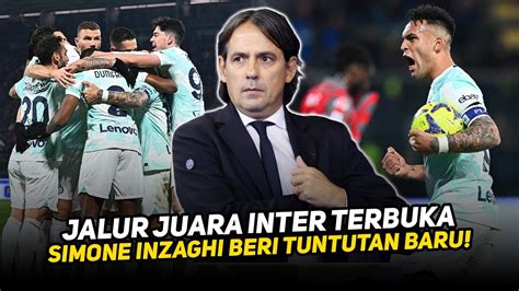 Predator Inter Menggila Simone Inzaghi Tuntut Jaga Jalur Juaralautaro