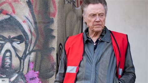 Christopher Walken paints over Banksy mural for new TV series