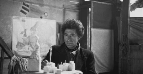 Alberto Giacometti In His Studio Rue Hippolyte Maindron Paris