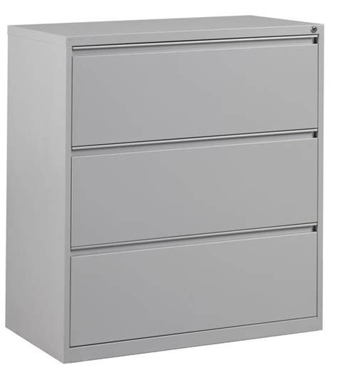 Prestige Furniture Ptf 3lf36g 3 Drawer 36 Wide Lateral File Grey