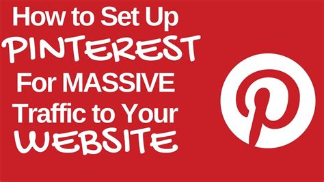 How To Use Pinterest To Drive Traffic To Your Blog Part 1 Youtube