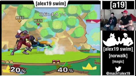 Summit N Ne Captain Falcon Vs Alex Fox Ssbm Youtube