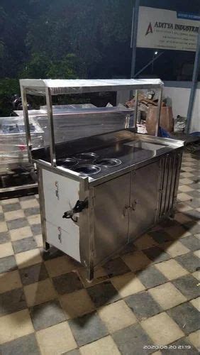 Stainless Steel SS Parcel Counter With Hot Case For Restaurant At Rs Piece In Ambattur