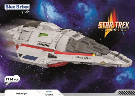 Bluebrixx Star Trek Uss Voyager Ncc Set