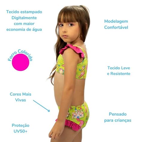 Biqu Ni Infantil Babadinho Reino Encantado Cec Moda Praia