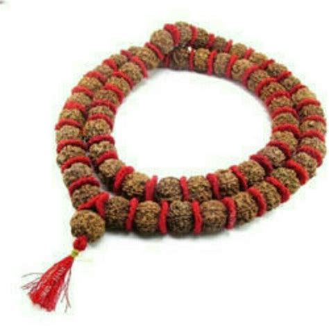 Natural Rudraksha Mala Spiritual Use Pooja Shape Round At Rs 50 In