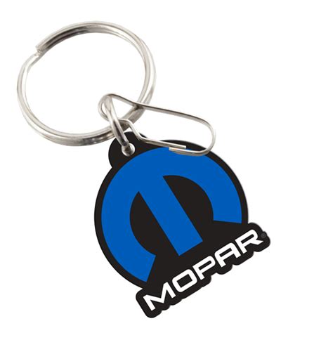 Mopar PVC Key Chain Officially Licensed Car Accessories