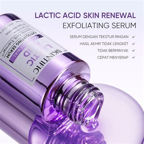 Jual Skintific Peeling Lactic Acid Skin Renewal Exfoliating Serum 20ml