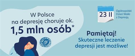 Lutego Og Lnopolski Dzie Walki Z Depresj Powiatowa Stacja