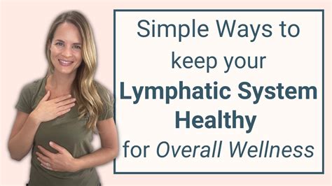 Simple Ways To Improve Your Lymphatic System Health Youtube