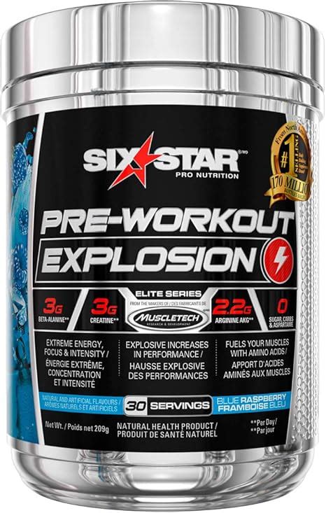 Pre Workout Six Star Preworkout Explosion Pre Workout Powder For Men