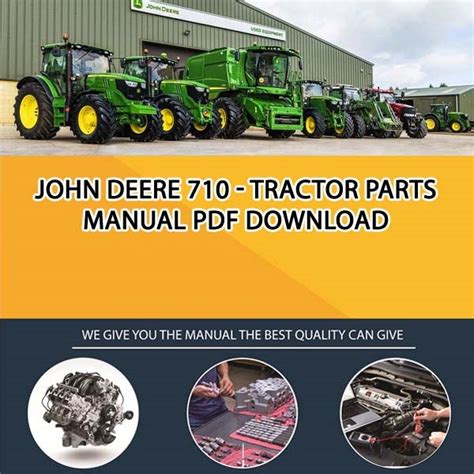 John Deere 710 Tractor Parts Manual Pdf Download Service Manual