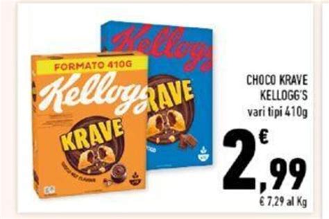 Kellogg S Choco Krave Vari Tipi 410 G Offerta Di Conad